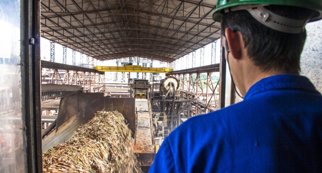 photo of a 2g ethanol bagasse factory