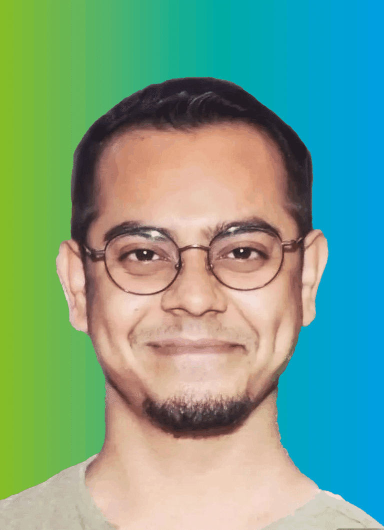 Portrait of Soham Sanyal, Technical Sales Representative for Leaf